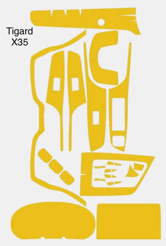 گلس محافظ کابین تیگاردx35 فول ست